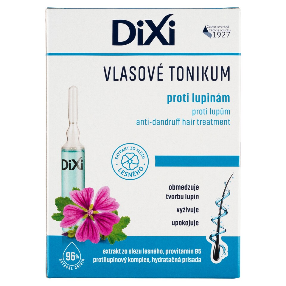 obrázok 1 z Dixi Vlasové tonikum proti lupinám v ampulkách 7 x 10 ml