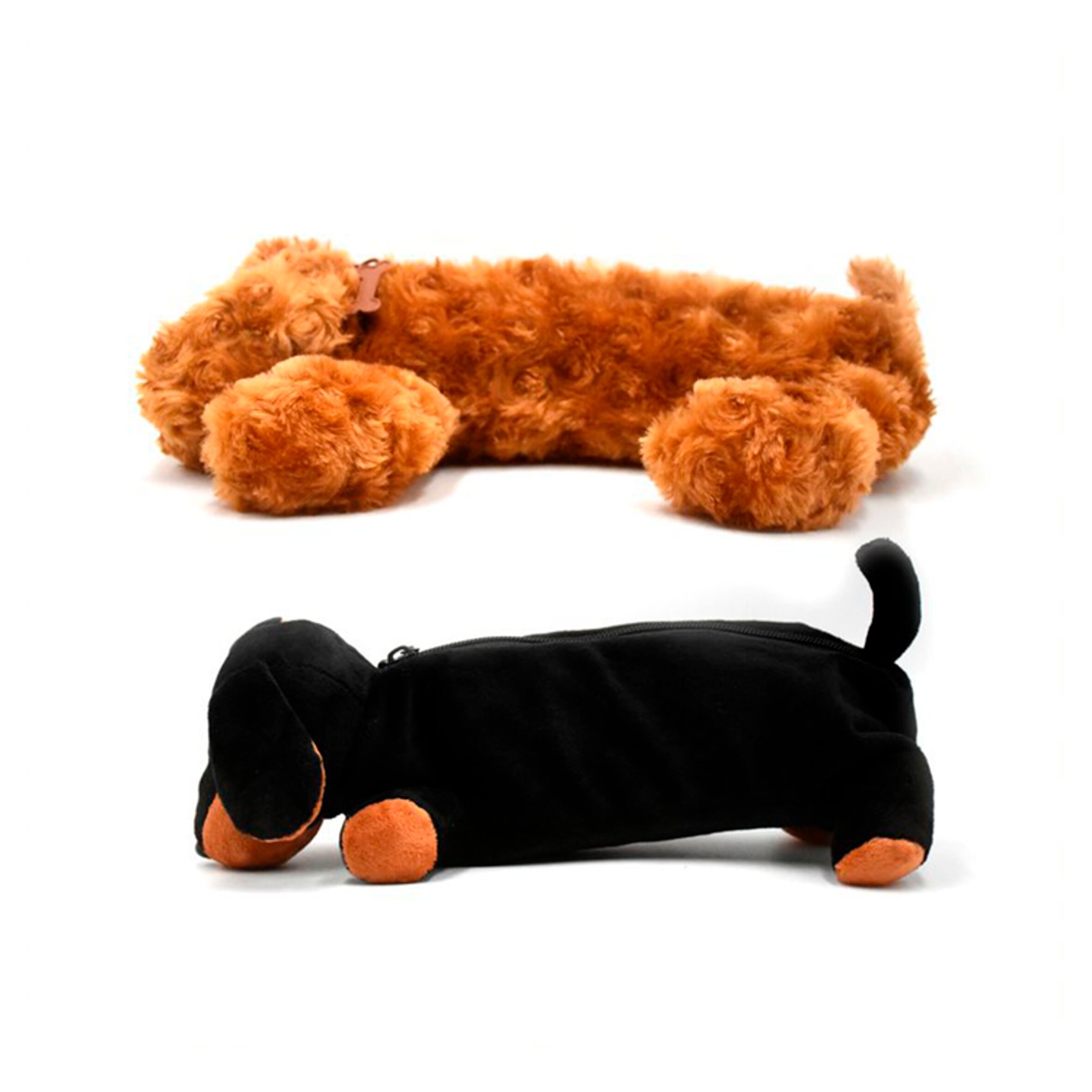 fluffy dog pencil case