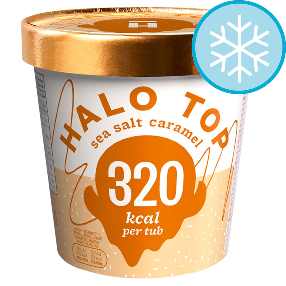 Halo Top Ice Cream - Sea Salt Caramel 473ml