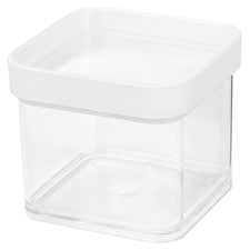 Tesco Push Top Food Storage White 0.5L
