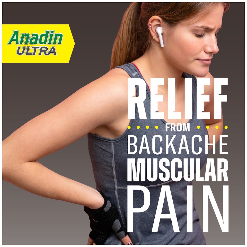 image 1 of Anadin Ultra Ibuprofen Pain Relief Liquid Capsules 16s