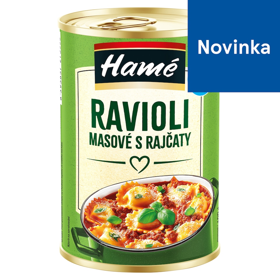Hamé Ravioly mäsové s rajčinami 400 g
