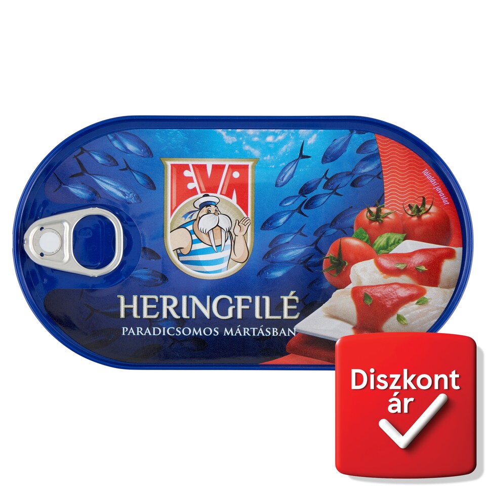 Eva heringfilé paradicsommártásban 170 g  1. kép