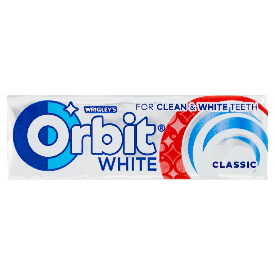 image 1 of Wrigley's Orbit White Classic Sugar Free Chewing Gum with Mint Flavour 10 pcs 14 g