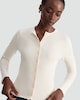 image 1 of F&F Cotton Rich Long Sleeved Cardigan in Cream