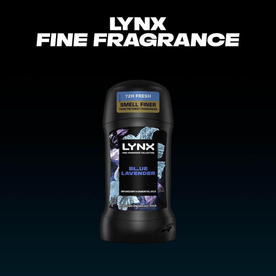 image 1 of Lynx Fine Fragrance Blue Lavender Deodorant Stick 50ml