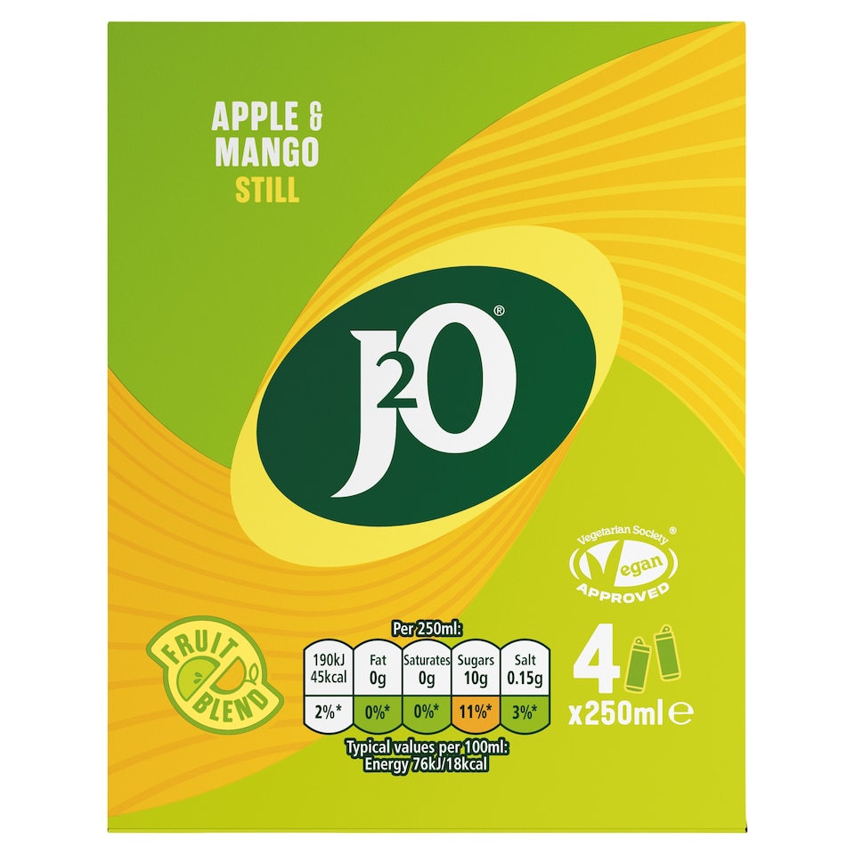 J2O Apple & Mango 4x250ml