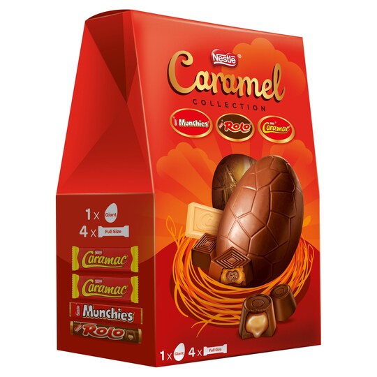 Nestle Caramel Collection Giant Easter Egg 364G Tesco Groceries