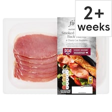 Tesco Finest Smoked 6 Dry Cure Thick Cut Bacon 240g 