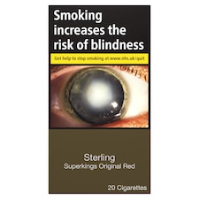 Sterling Superkings Original Red Cigarettes 20 Pack