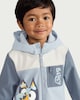 image 2 of Bluey Printed Zip Up Raincoat in Blue