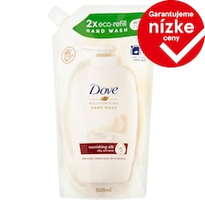 Dove Nourishing Silk Tekuté mydlo náhradná náplň 500 ml