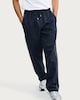 image 1 of F&F Cotton Rich Regular Fit Contrast Piping Joggers in Navy
