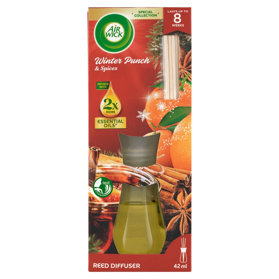 image 1 of Air Wick Reed Diffuser Winter Punch & Spices 42 ml