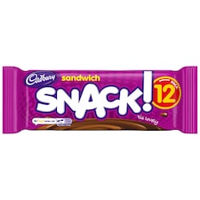 Cadbury Snack Sandwich Chocolate Biscuits 12 pack Multipack 264G