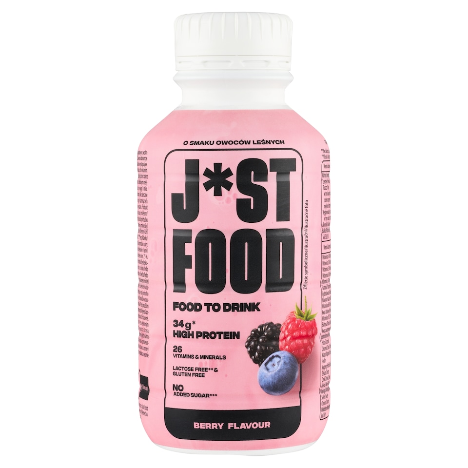 image 1 of Just Food Lactose-Free Milk Drink with Forest Berries Flavor 500 ml
