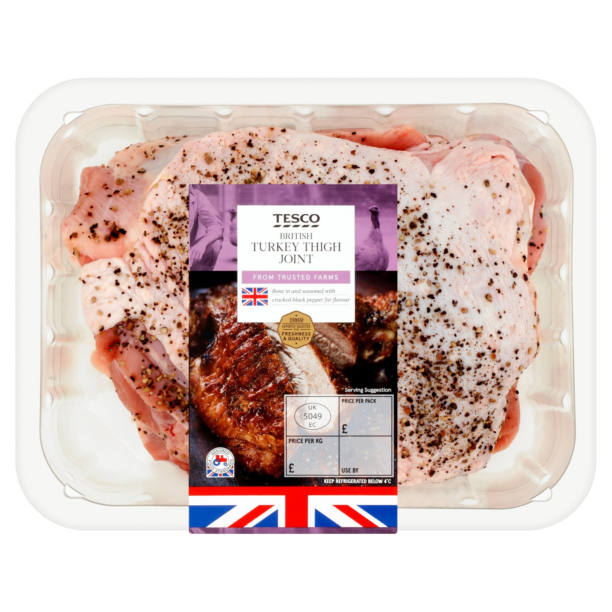 Tesco Turkey Bone In Thigh Joint 1.25Kg