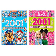 2001 Sticker Fun Book Range Licensed