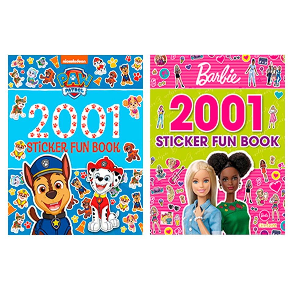 2001 Sticker Fun Book Range Licensed