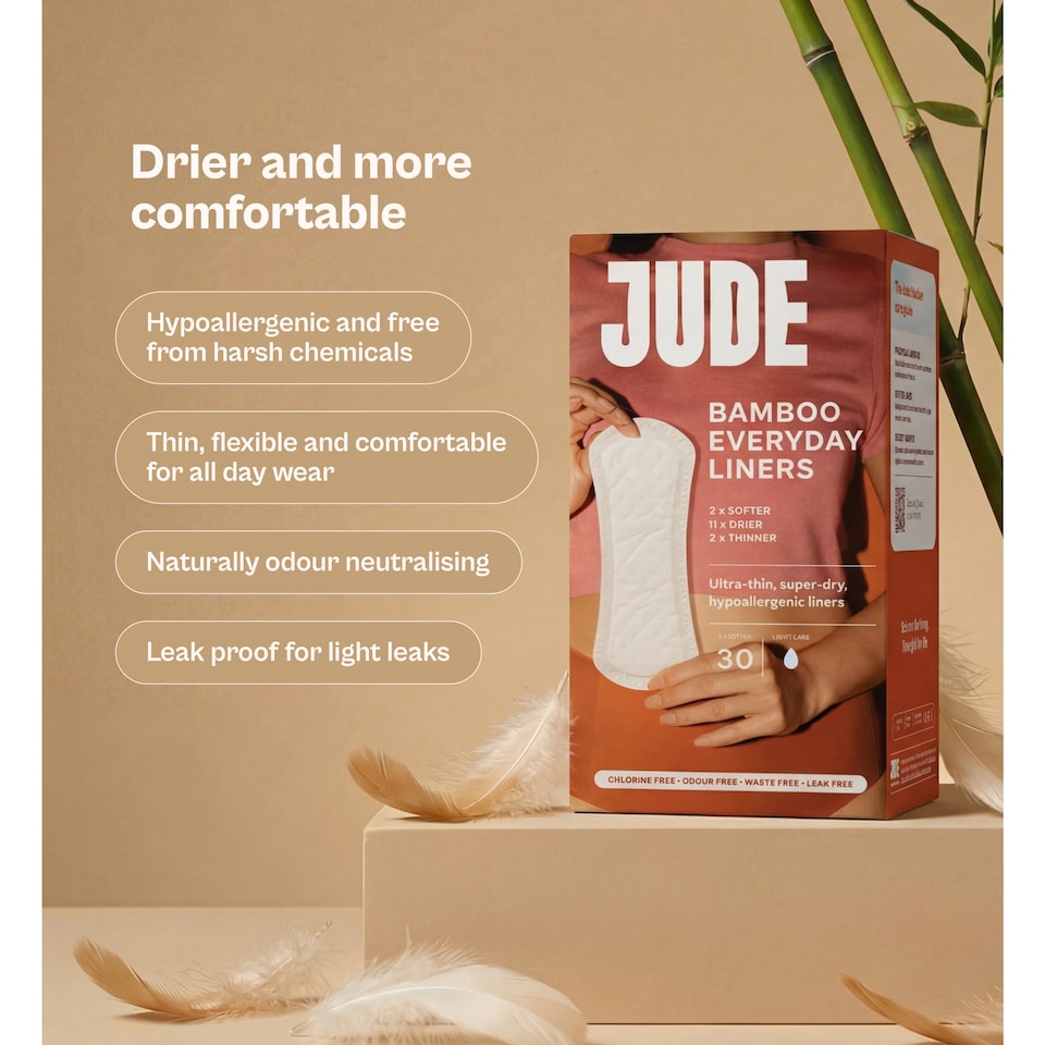 image 1 of JUDE BAMBOO EVERYDAY LINERS 30 PIECES