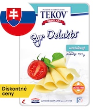 TEKOV SYR DELAKTO NEÚDENÝ plátky 100 g