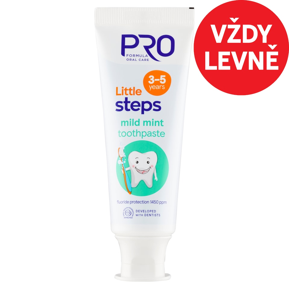 Pro Formula Little Steps Mild Mind zubní pasta pro děti od 3 do 5 let 75ml