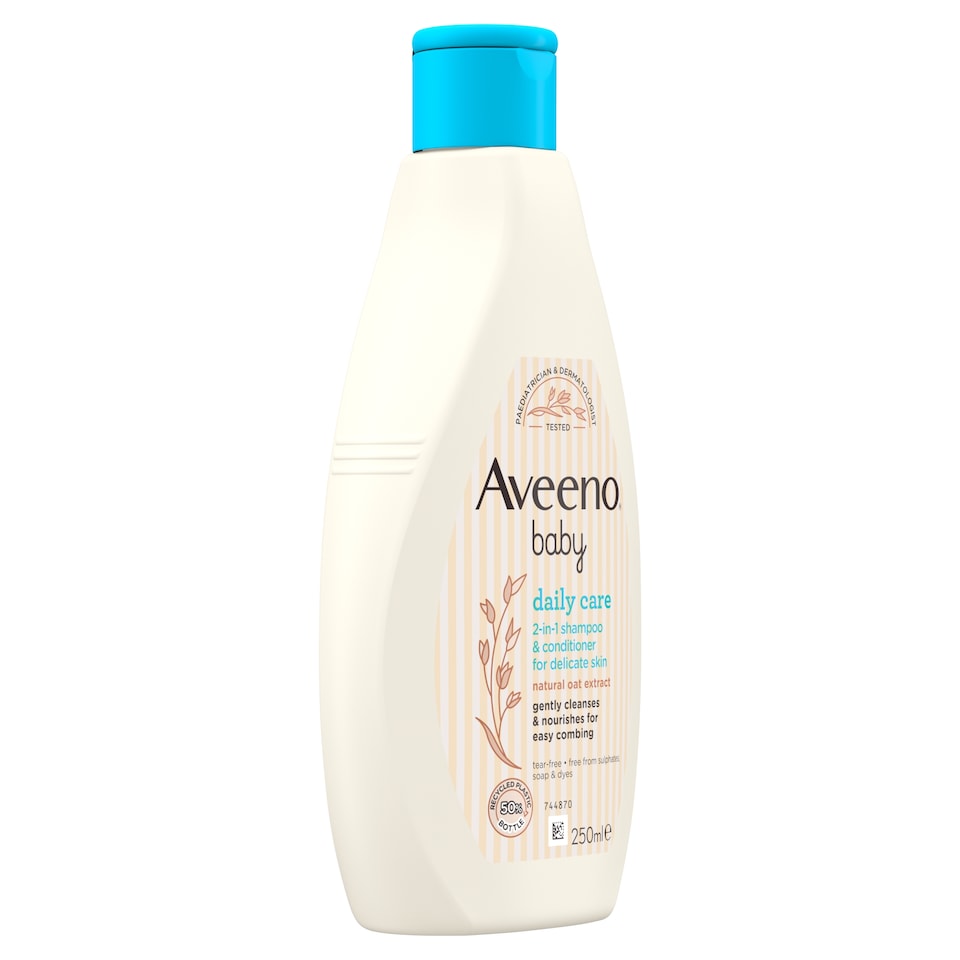 image 1 of Aveeno Baby Daily Care 2-in-1 Shampoo & Conditioner 250ml