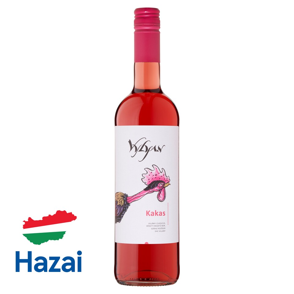Vylyan Kakas Villányi Rozé Cuvée classicus száraz rosé bor 12,5% 750 ml 