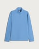 image 4 of F&F Active EVERYHOUR Soft Touch Half Zip Long Sleeved Top  in Blue