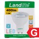 Landlite GU10 400 lm 7,2 W I07 3000K LED izzó  1. kép