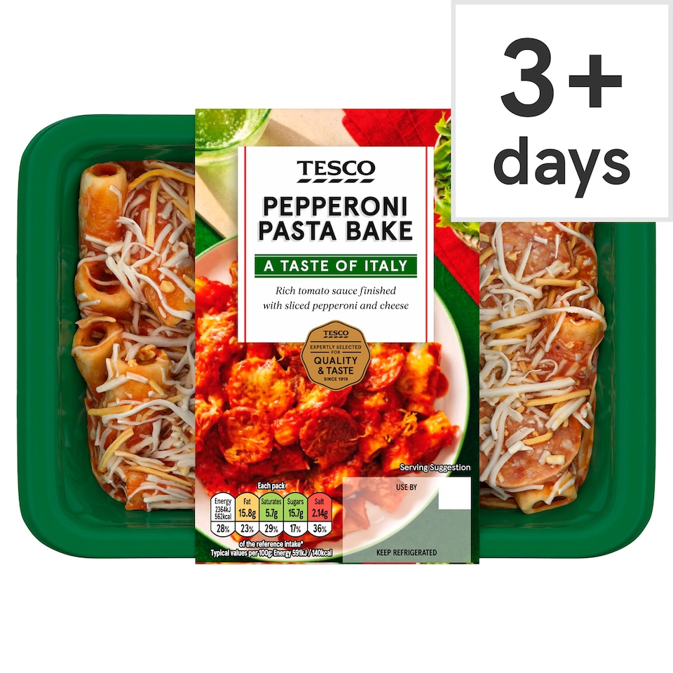 Tesco Pepperoni Pasta Bake 400G