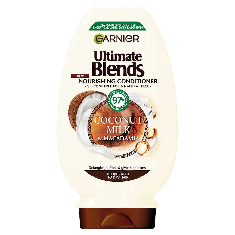 image 1 of Garnier Ult/B Coconut Milk And Macadamia Conditioner 400Ml