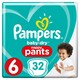 image 1 of Pampers Baby Dry Pants Size 6 Essential Pack 32 Nappies