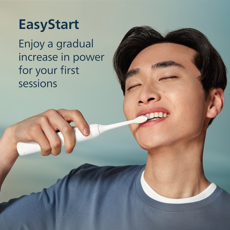image 1 of Philips Sonicare 4100 Electric Toothbrush White HX4041/41