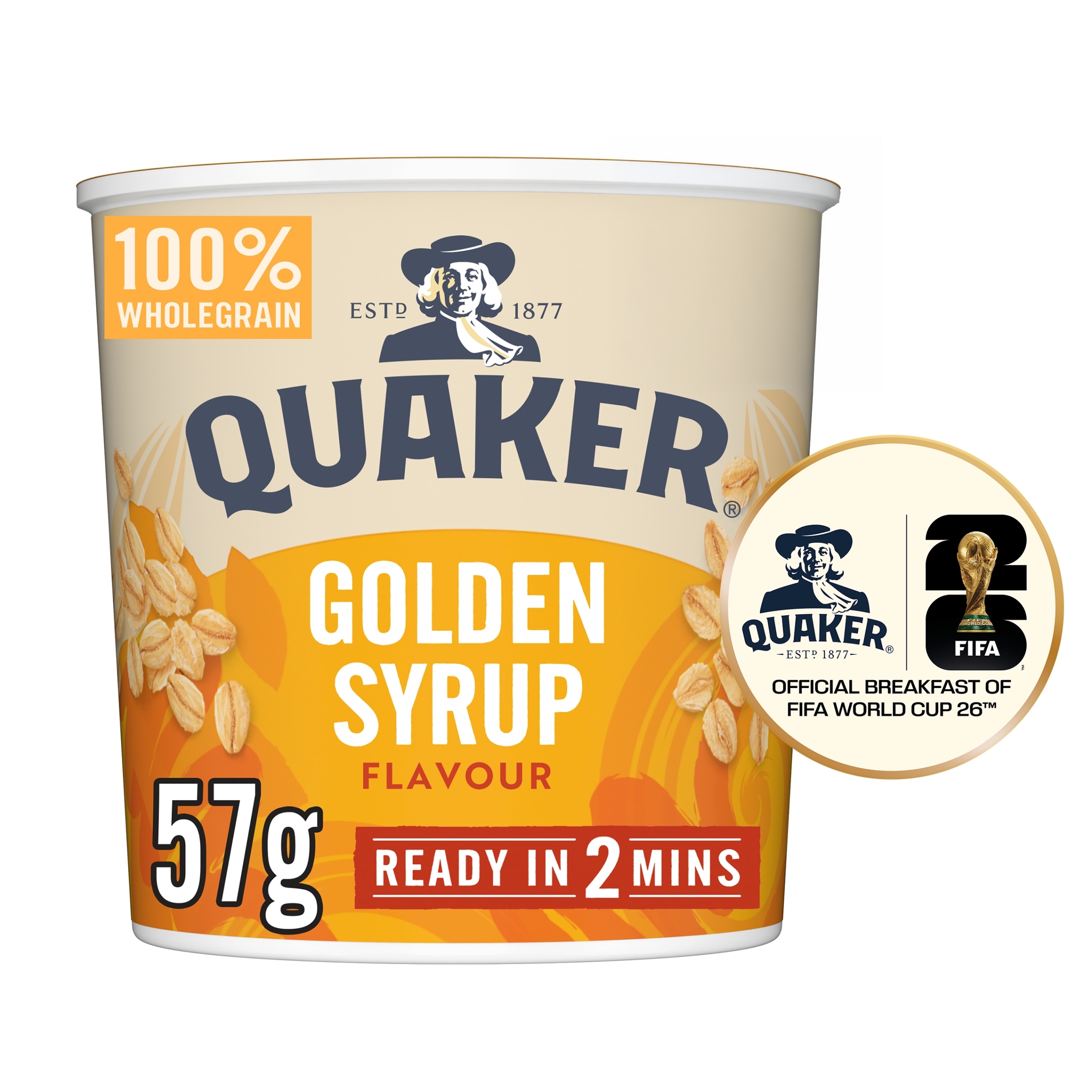 Quaker Oat So Simple Golden Syrup Porridge Pot 57g