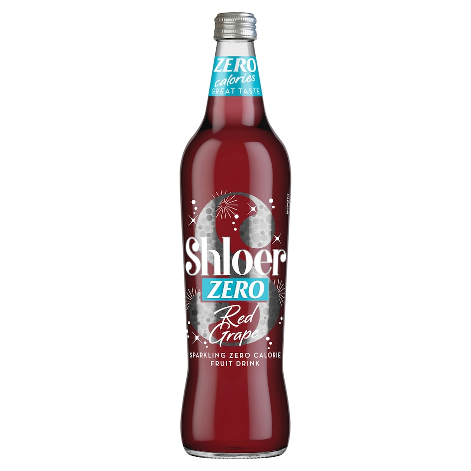 Shloer Zero Calorie Sparkling Red Grape 750Ml