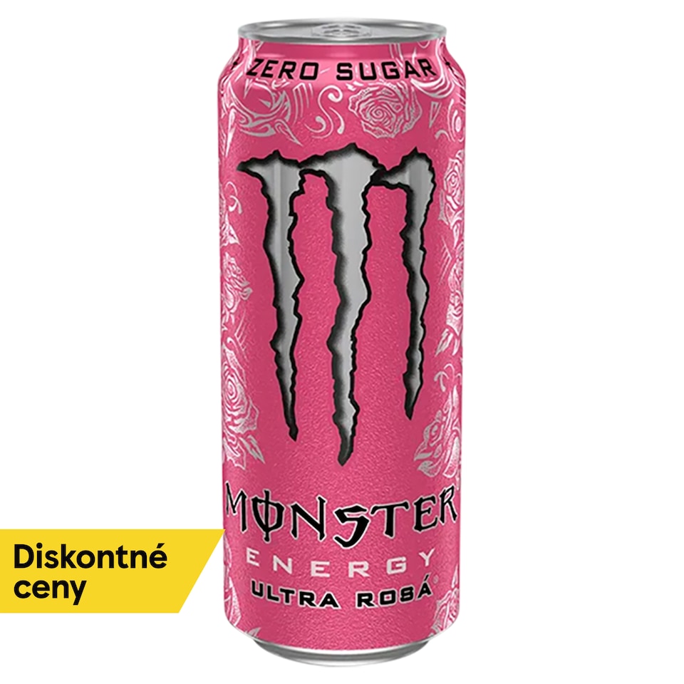Monster Energy Ultra Rosá sýtený energetický nápoj 500 ml