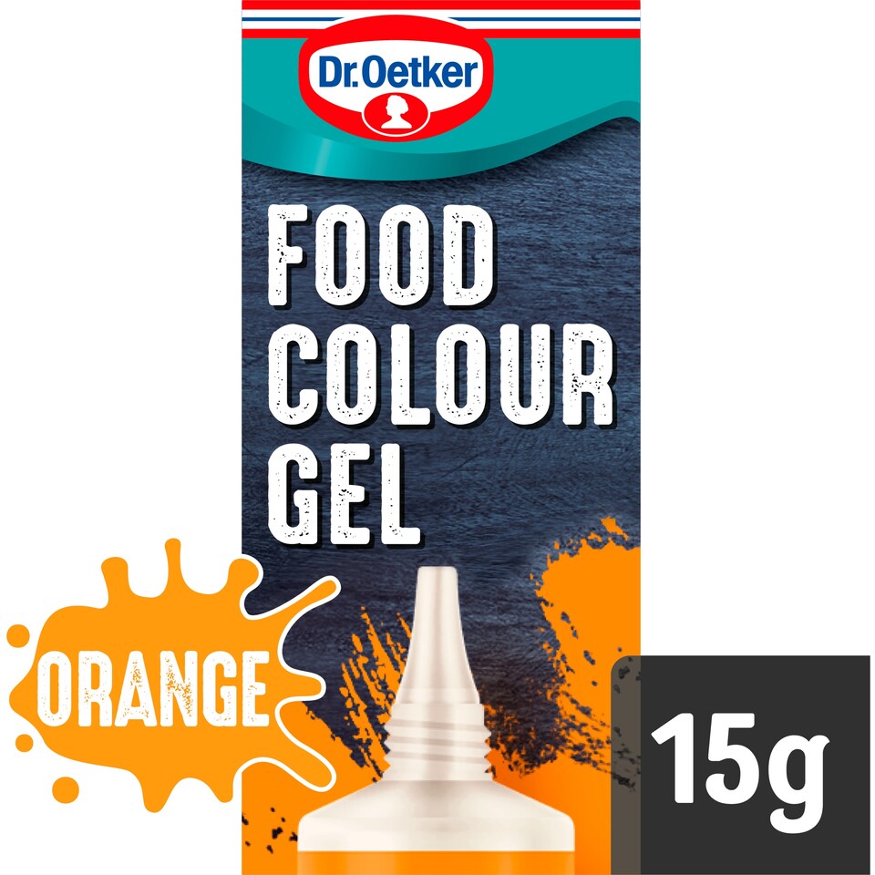 image 1 of Dr. Oetker Extra Strong Food Colour Gel - Orange 15g