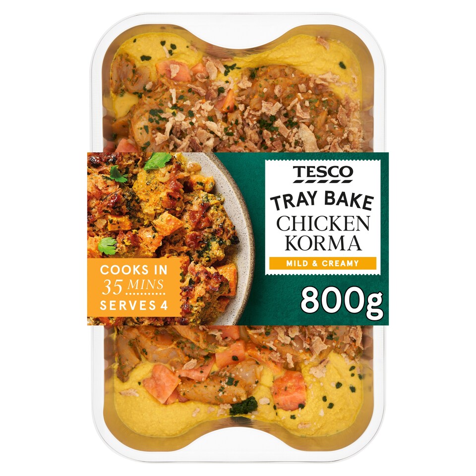 Tesco Tray Bake Chicken Korma 800g