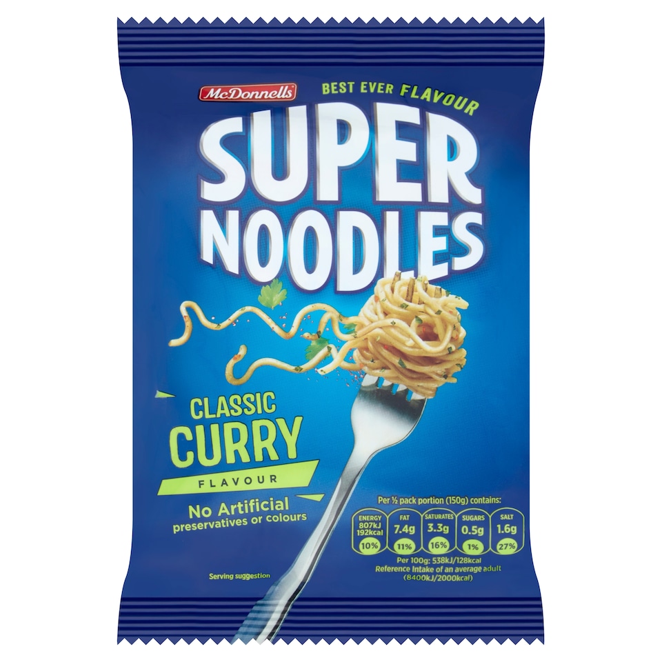 Mcdonnells Super Noodles Clsc Curry Flavoured 85G