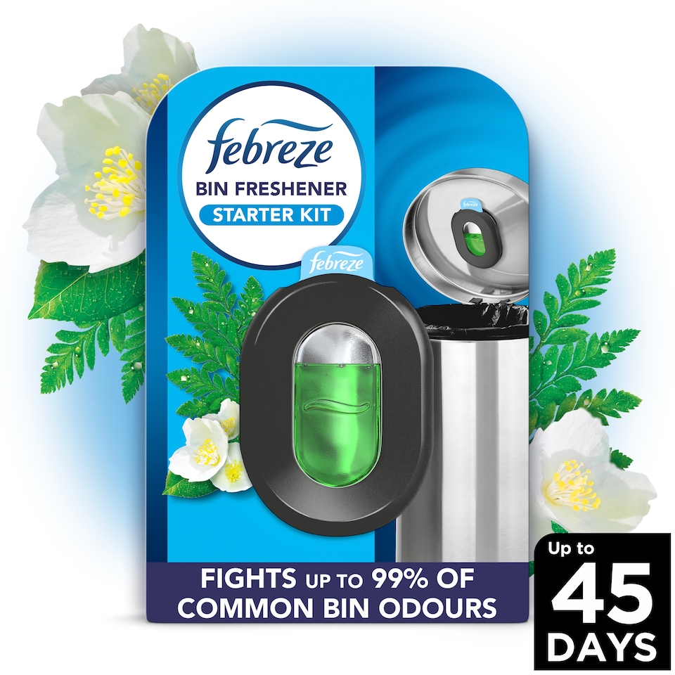 image 1 of Febreze Bin Freshener Starter Kit Outdoor Fresh 4.88ml