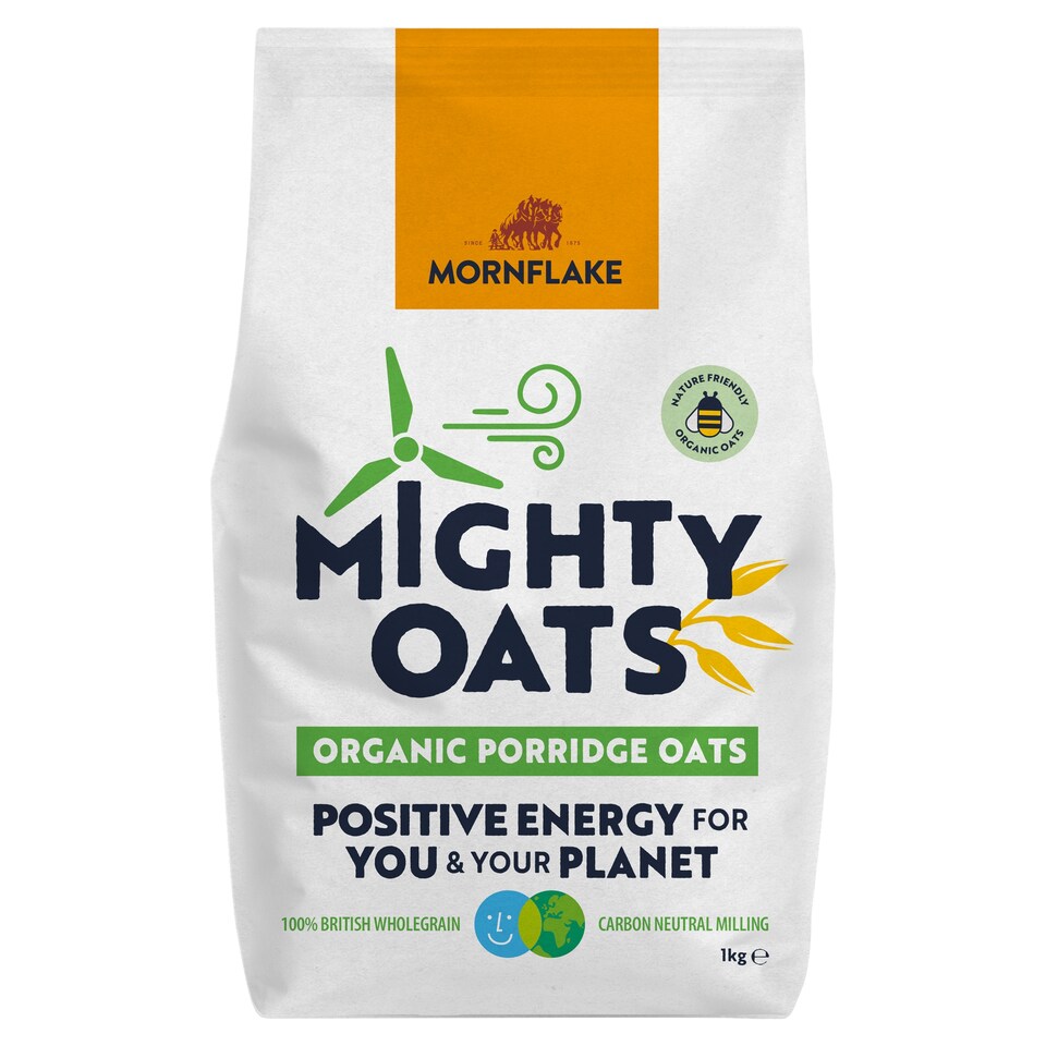 Mornflake Organic Porridge Oats 1Kg