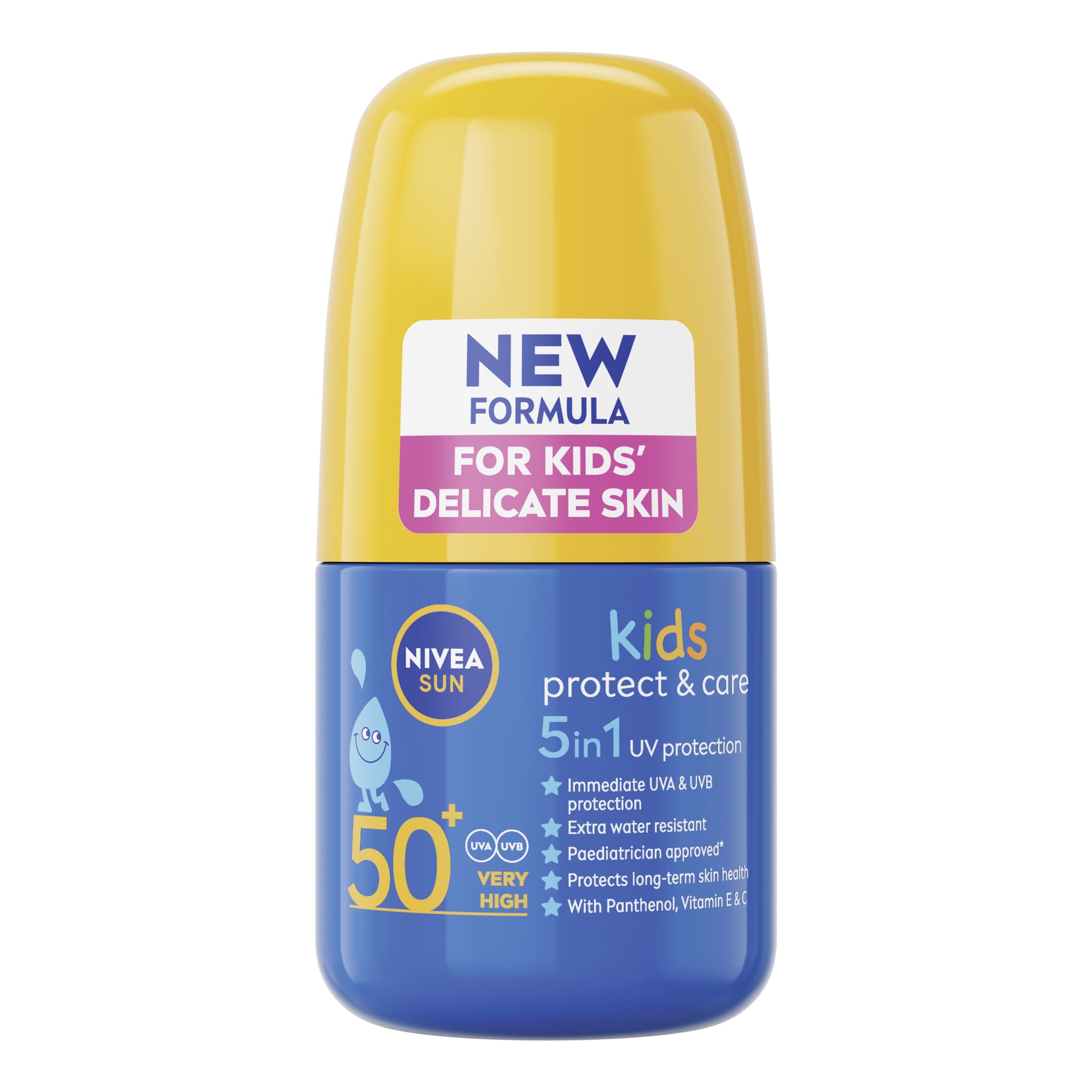 NIVEA SUN Kids Protect & Care Sun Cream Roll-On SPF50+ 50ml