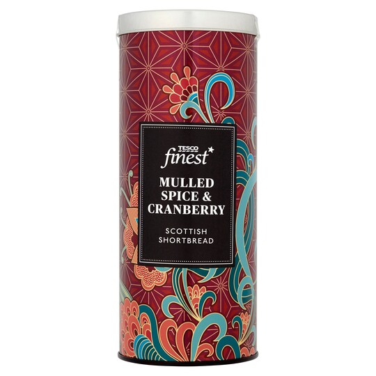 T. FINEST C/BERY & MULLED SPICE SHORTBREAD 200G Tesco Groceries