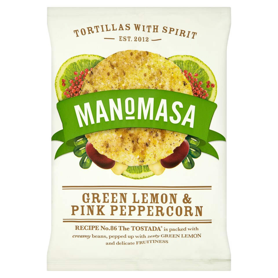 Manomasa Green Lemon Tortilla Chips 160G