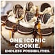 image 3 of Oreo Vanilla Cookie Chocolate Sandwich Biscuits 154G