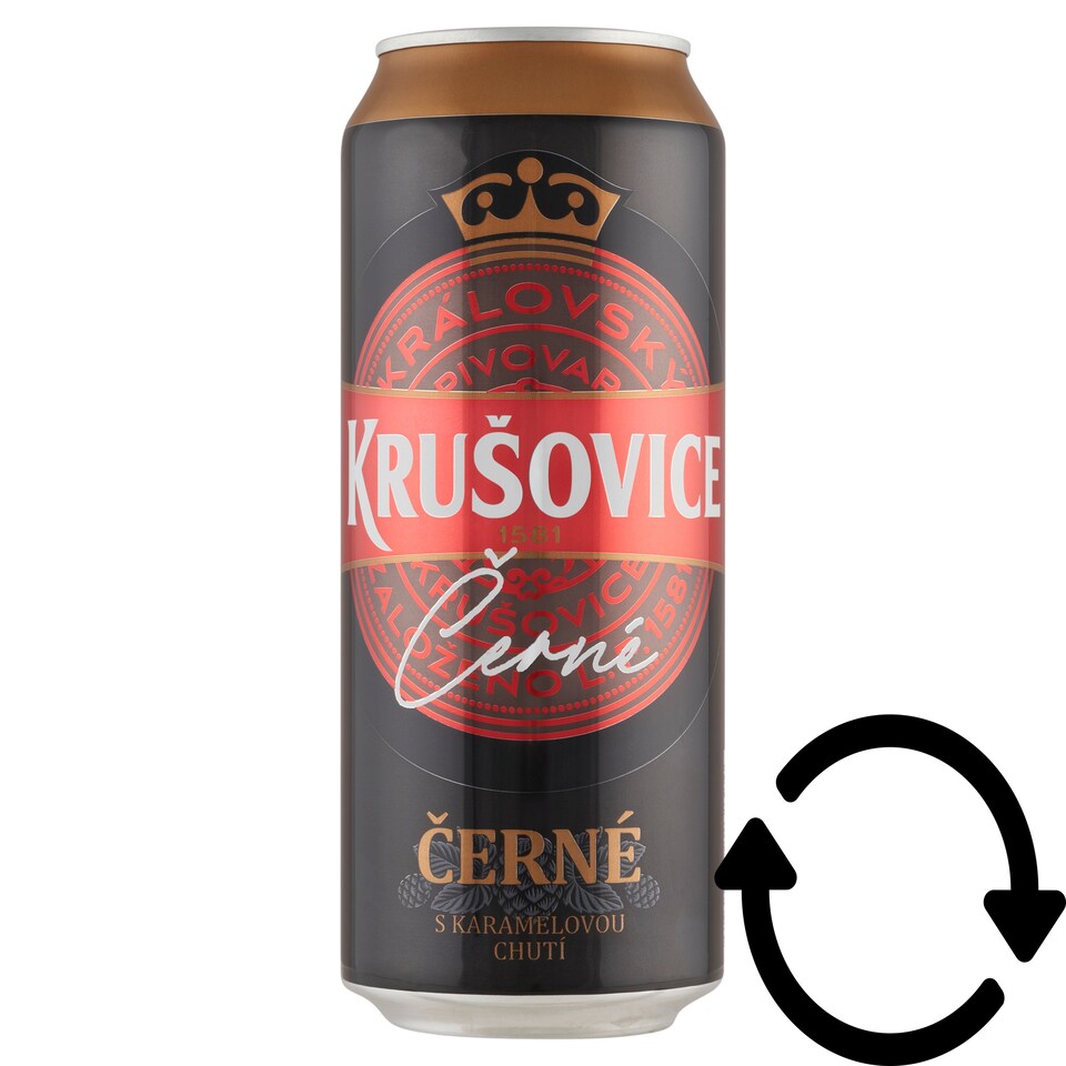 Krušovice Černé import barna sör 3,8% 500 ml