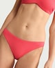 image 2 of F&F Ribbed High Leg Bikini Bottoms in Pink