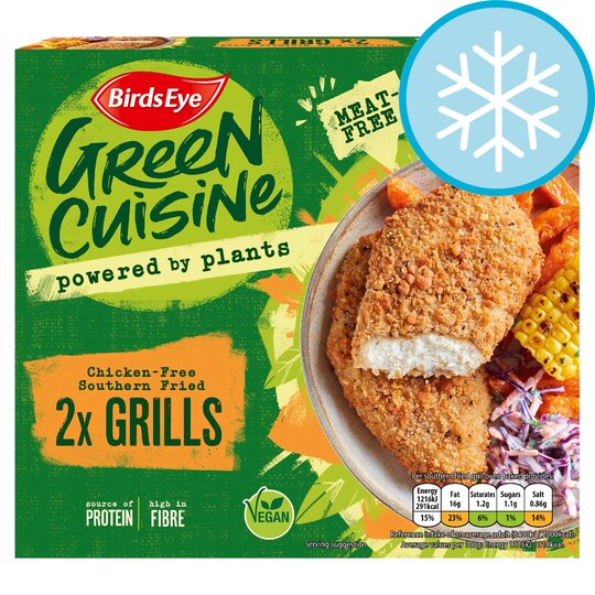 Birds Eye Green Cuisine Chicken Free Southern Fried Grills X2 180G Tesco Groceries