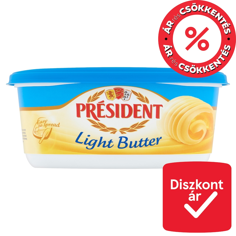 image 1 of Président Light Butter Enriched with Vitamin A and E 250 g